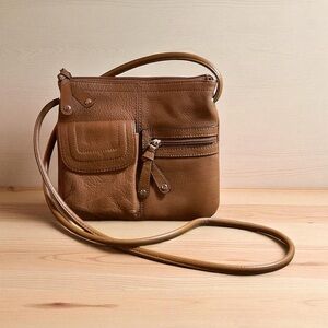 Tignanello Pebble Leather Crossbody Bag